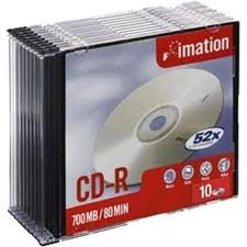 Imation 73000023082 skrivbara CD CD-R 700 MB 10 styck