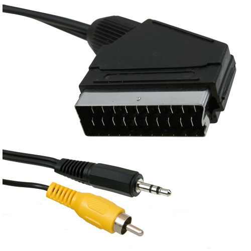 ICIDU 147539 SCART-kabel 5 m RCA SCART (21-pin) Multifärg