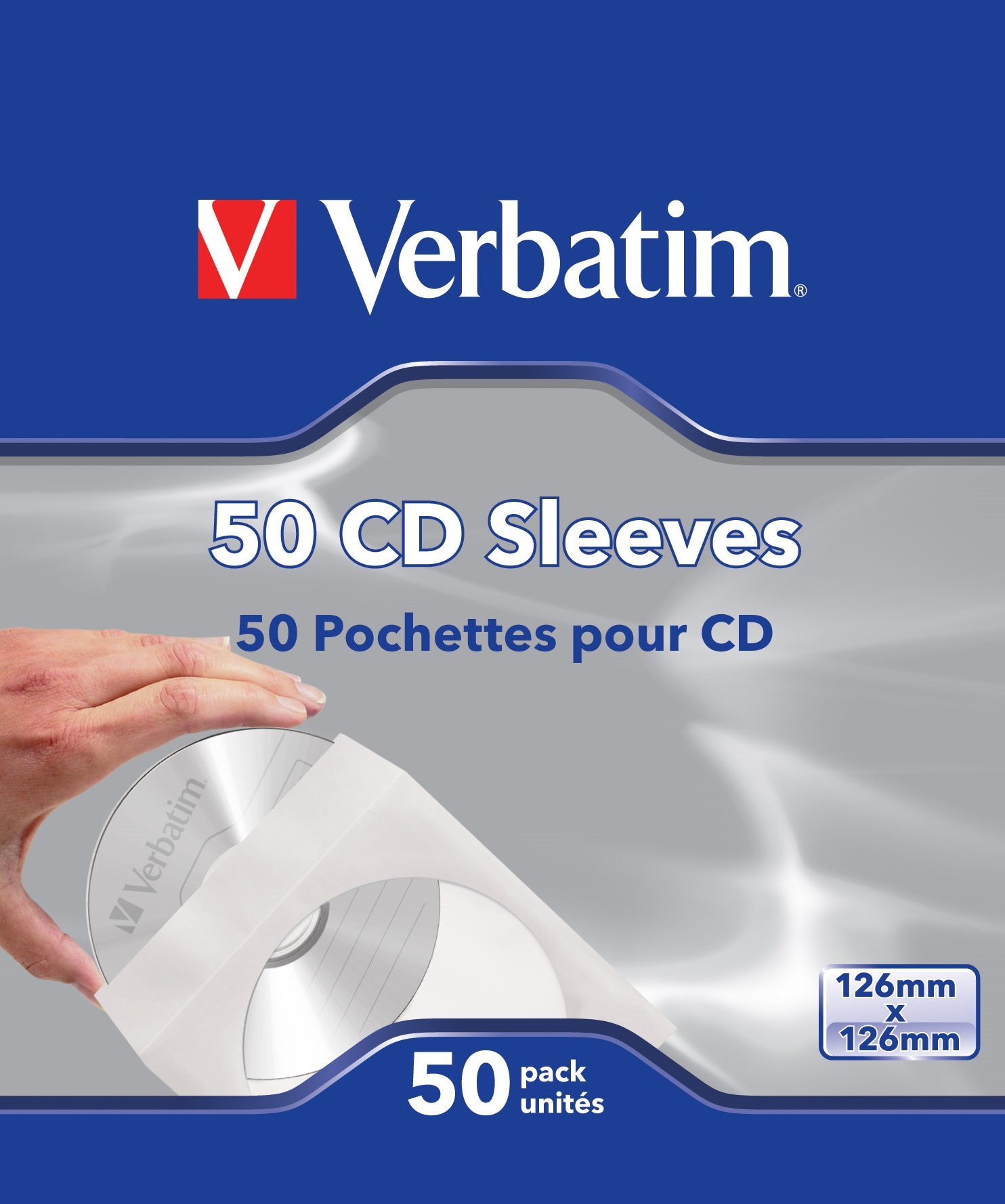 Verbatim 49992 fodral till optiska skivor 50 diskar