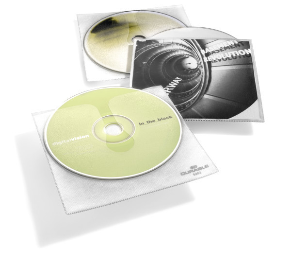Durable 520219 fodral till optiska skivor DVD-fodral 1 diskar Transparent