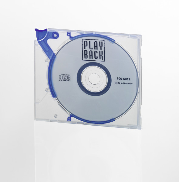 Durable 528806 fodral till optiska skivor DVD-fodral 1 diskar Blå