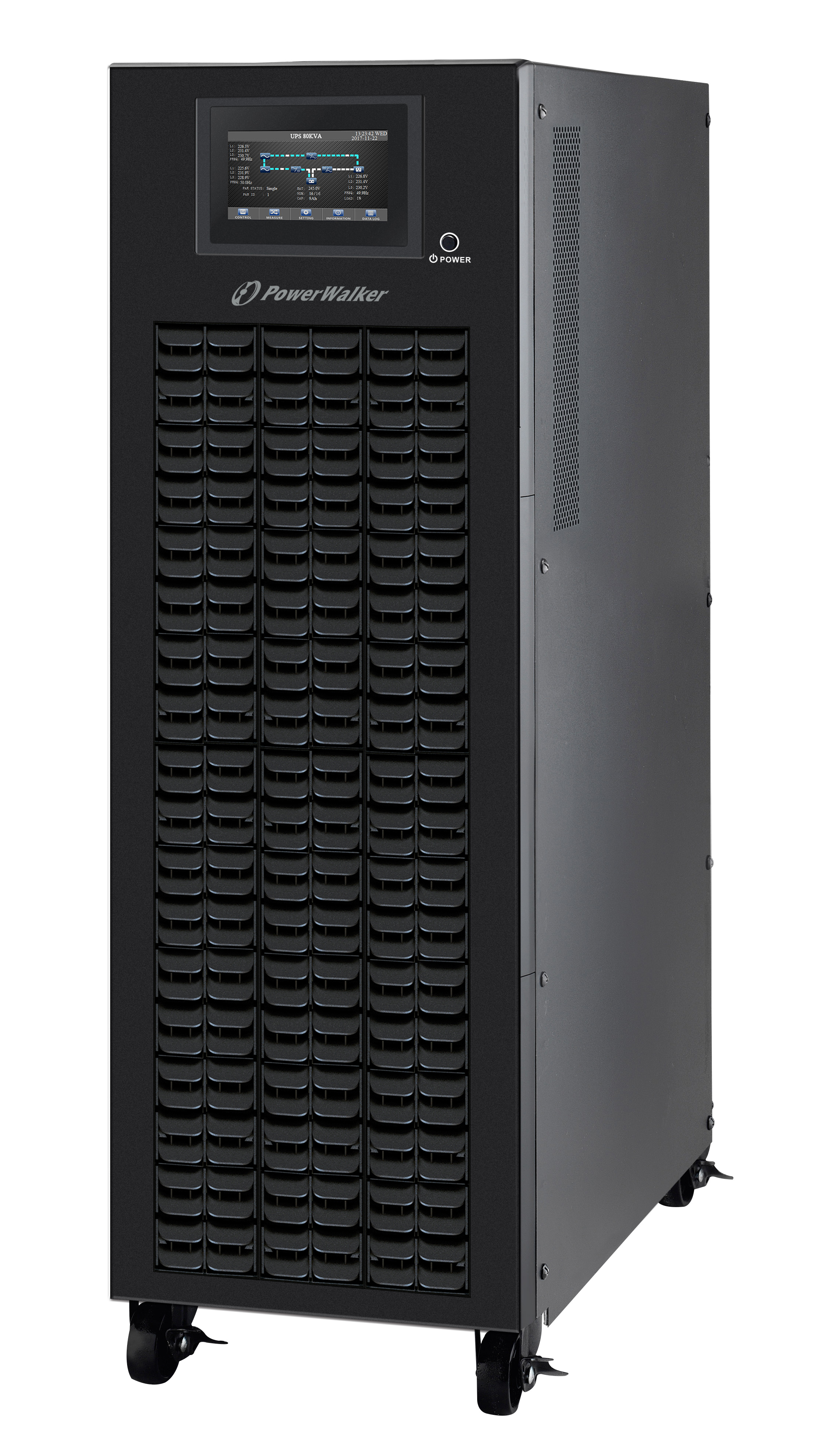 PowerWalker VFI 30K CPG PF1 3/3 BI strömskydd (UPS) Dubbelkonvertering (Online) 30 kVA 30000 W