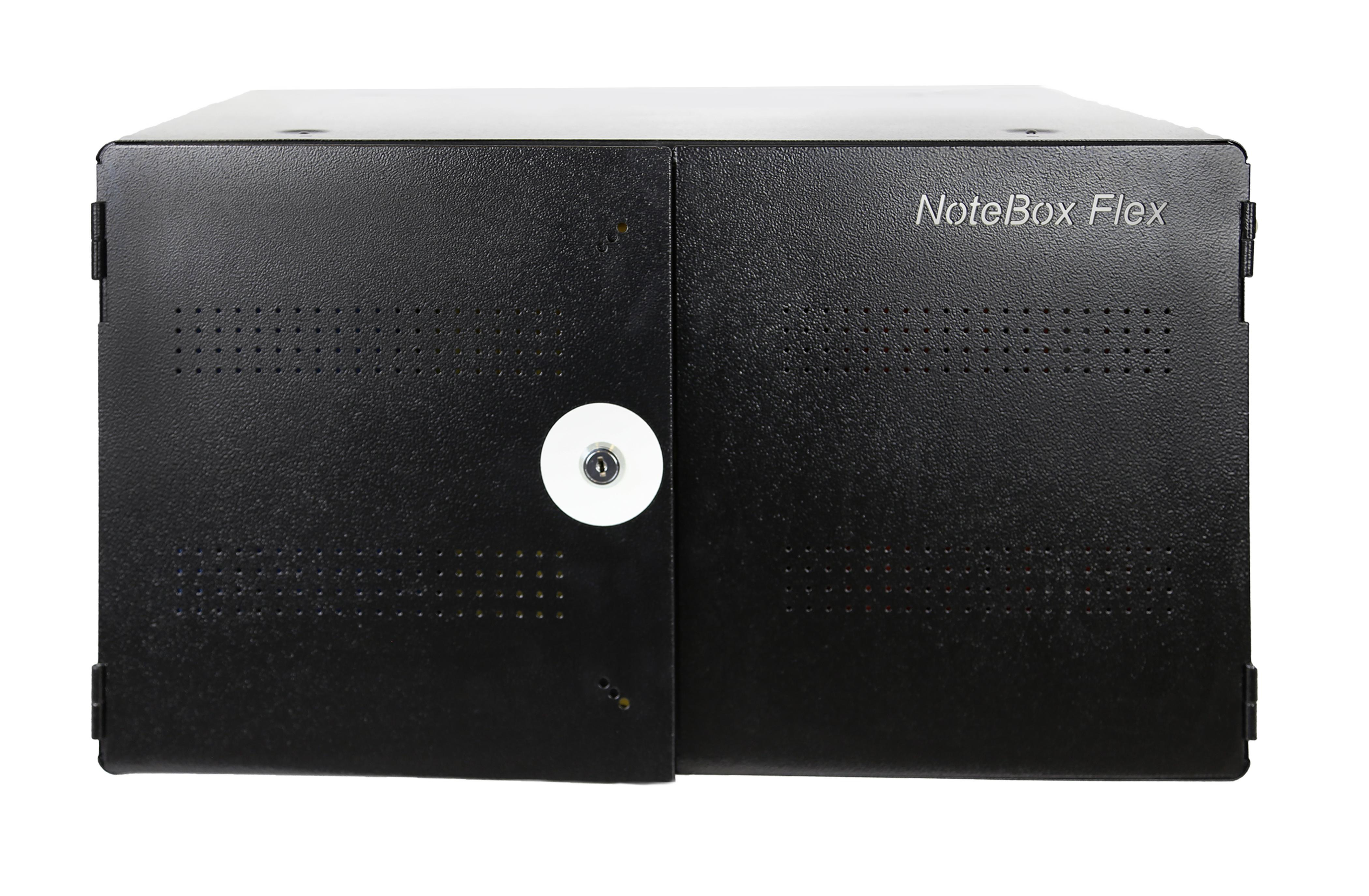 Leba NoteBox 16 USB-A (Schuko) Skåp för hantering av bärbar enhet Svart