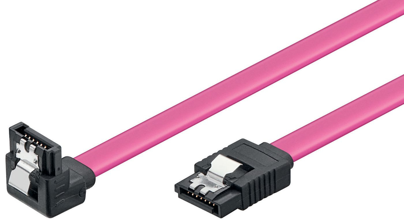 Microconnect SAT15005A1C SATA-kablar 0,5 m Rosa
