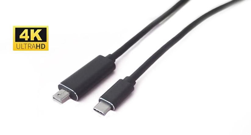 Microconnect USB3.1CMDP3 USB-grafikadapter 3840 x 2160 pixlar Svart