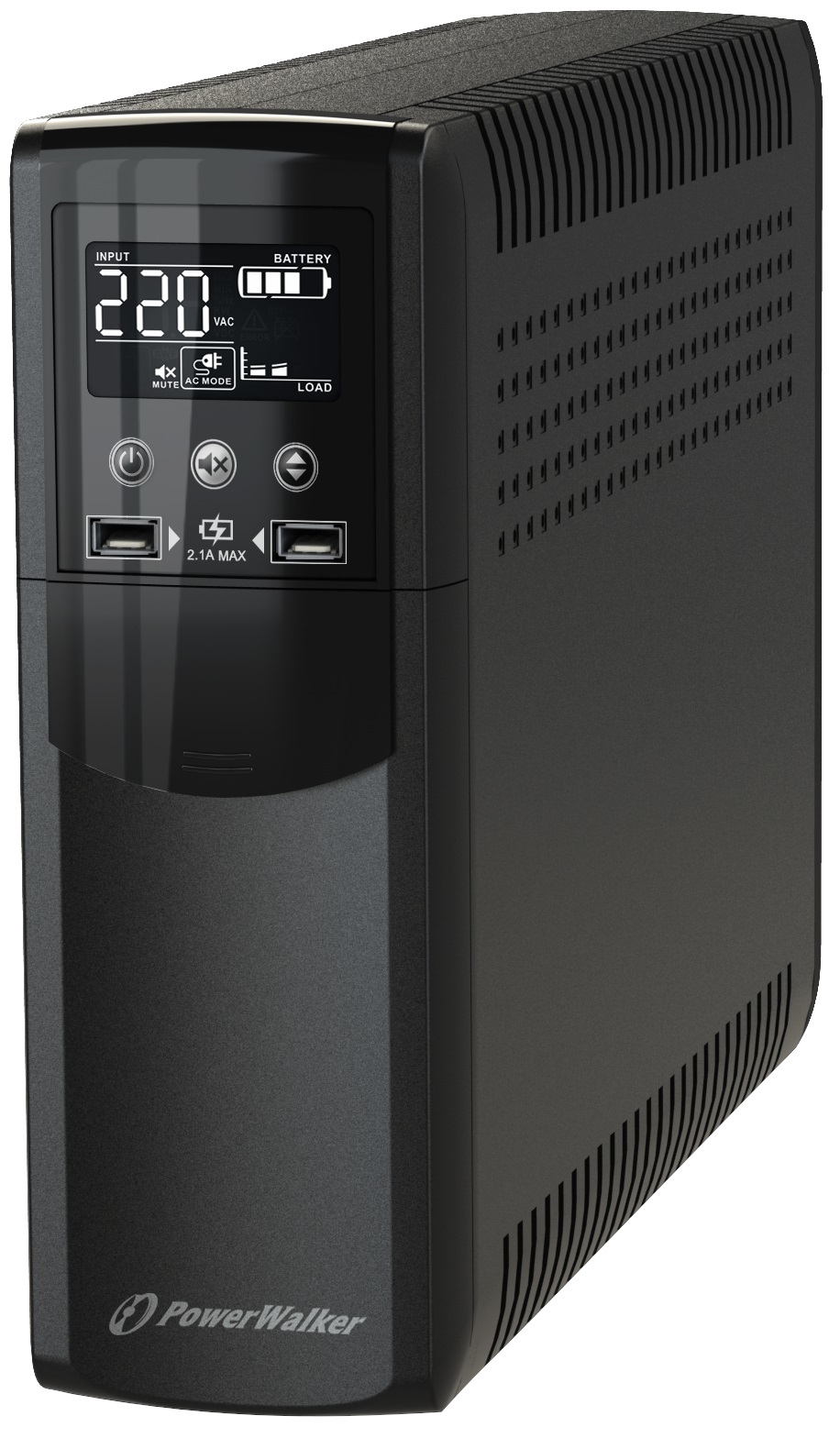 PowerWalker VI 600 CSW Linjeinteraktiv 0,6 kVA 360 W 4 AC-utgångar