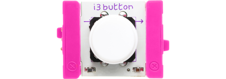 littleBits button Strömbrytare Vit