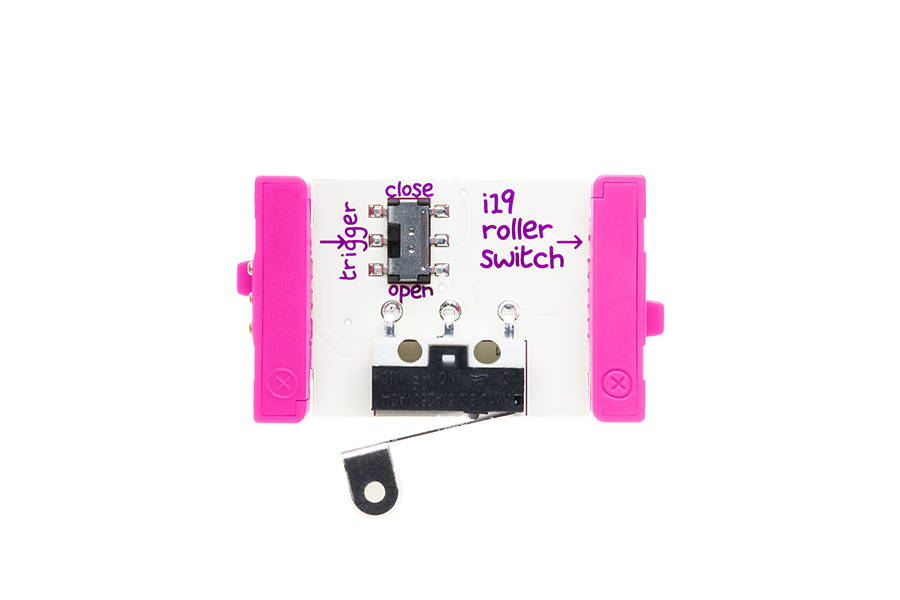 littleBits roller switch Lila, Vit