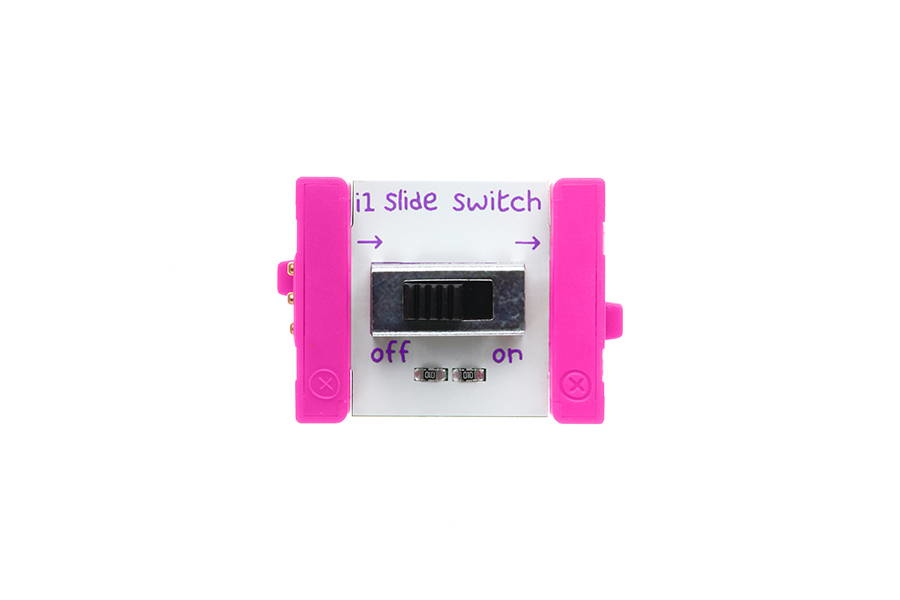 littleBits slide switch Strömbrytare Multifärg
