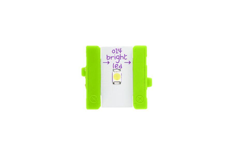 littleBits bright LED Grön, Vit