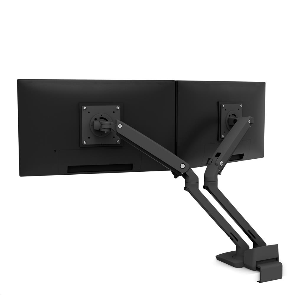 Ergotron MXV Series Desk Dual Monitor Arm 61 cm (24') Klämma Svart