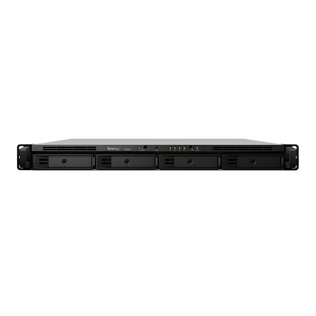 Synology RackStation RS820RP+ NAS- & lagringsservrar Rack (1U) Nätverksansluten (Ethernet) Svart C3538