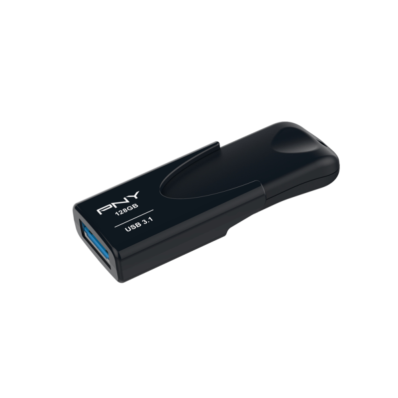 PNY Attache 4 USB-sticka 128 GB USB Type-A 3.2 Gen 1 (3.1 Gen 1) Svart
