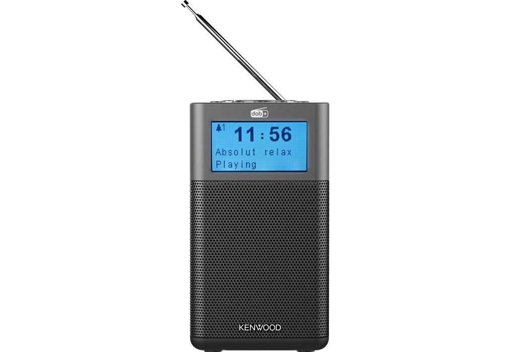 Kenwood CR-M10DAB-H radioapparater Bärbar Analog och digital Antracit, Svart