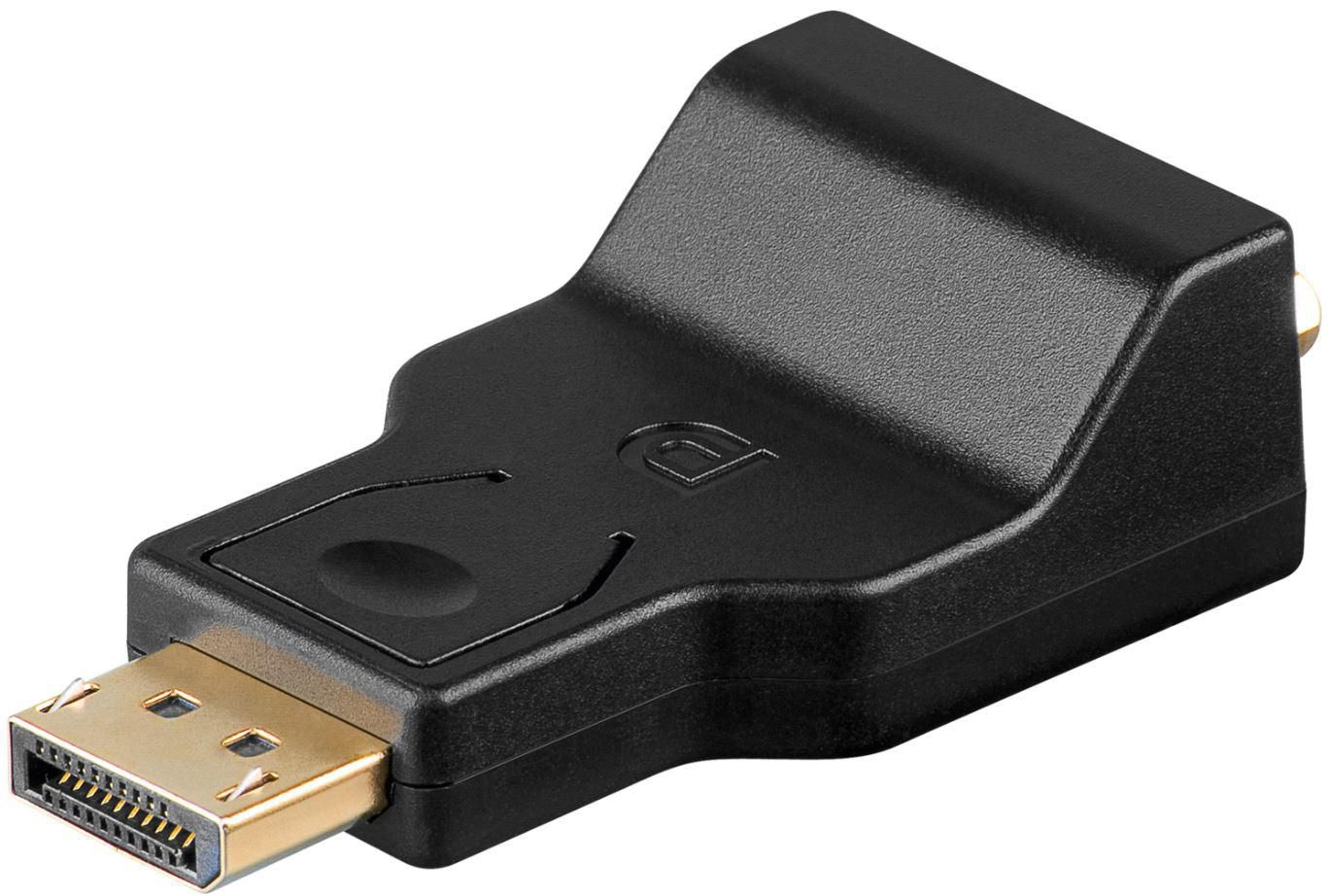 Microconnect DPVGA kabelomvandlare (hane/hona) DP VGA Svart