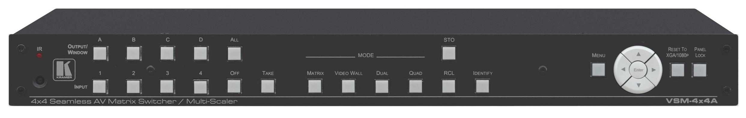 Kramer Electronics VSM-4X4A matrisomkopplare AV-matrisväxel