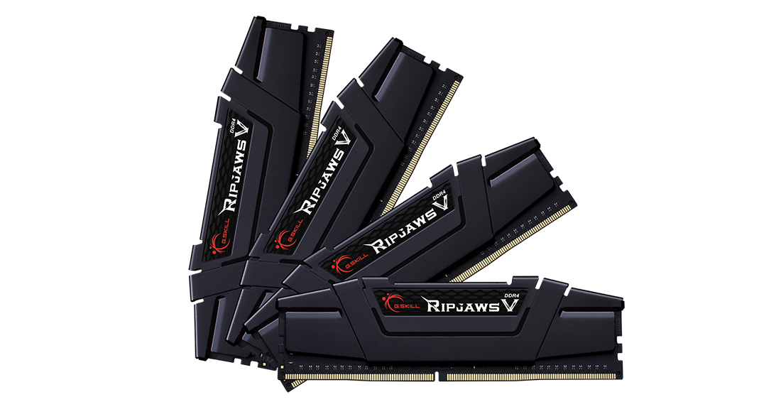 G.Skill Ripjaws V F4-3600C16Q-32GVKC RAM-minnen 32 GB 4 x 8 GB DDR4 3600 MHz