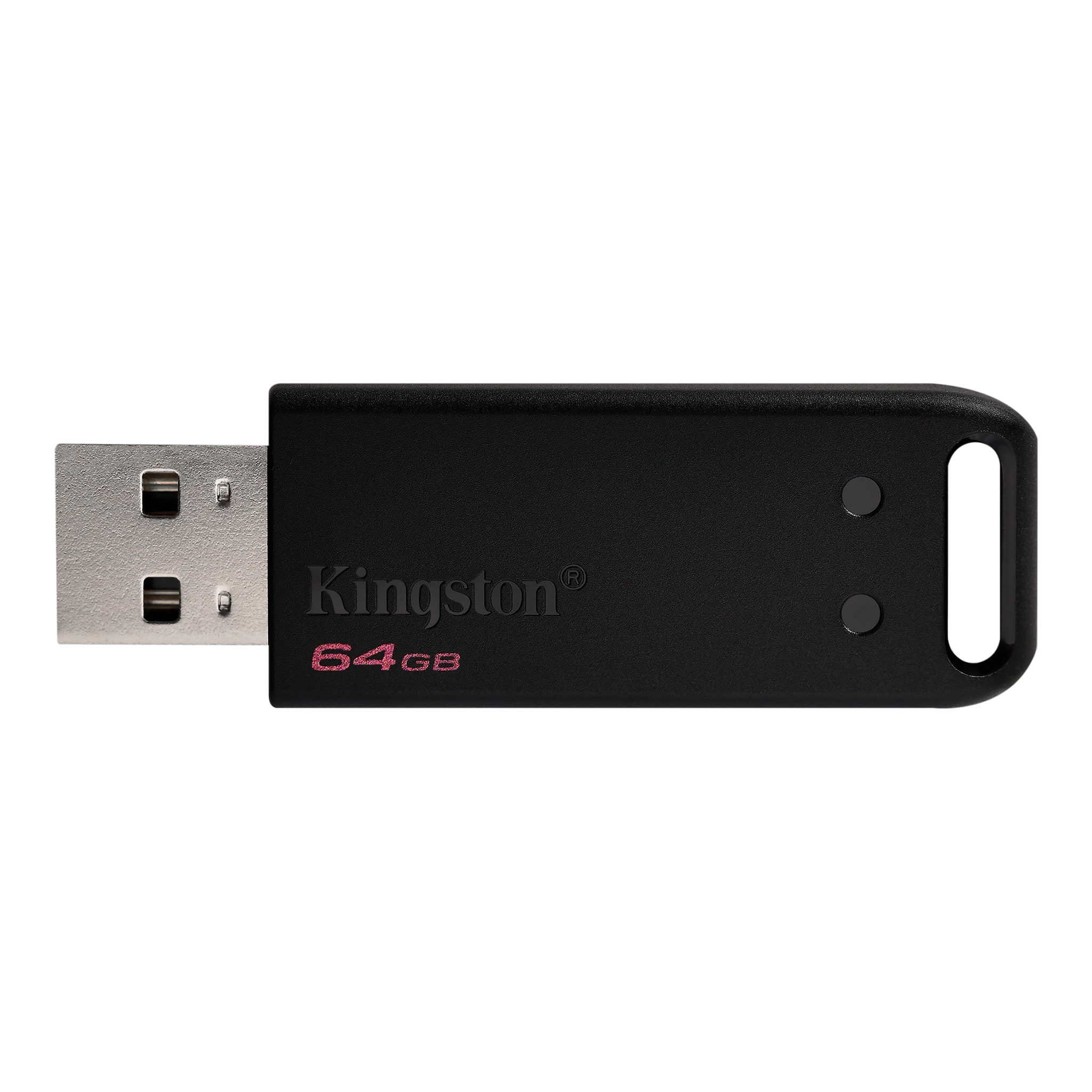 Kingston Technology DataTraveler DT20 USB-sticka 64 GB USB Type-A 2.0 Svart