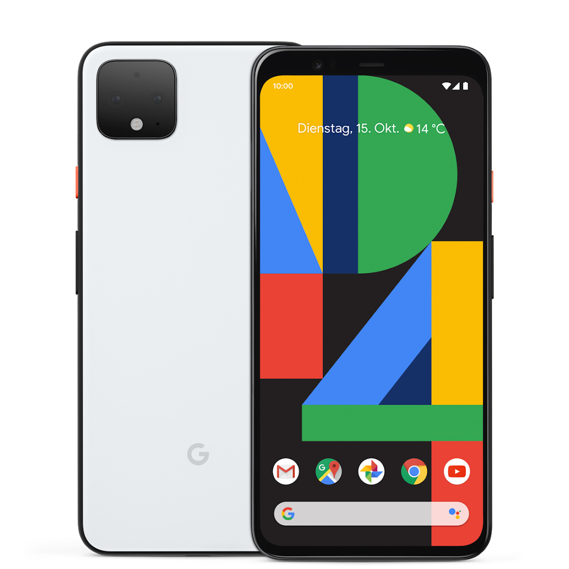 Google Pixel 4 14,5 cm (5.7') 5G USB Type-C 6 GB 64 GB 2800 mAh Vit