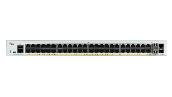 Cisco CATALYST 1000 48PORT GE FULL POE 4X10G SFP REMANUFACTURED