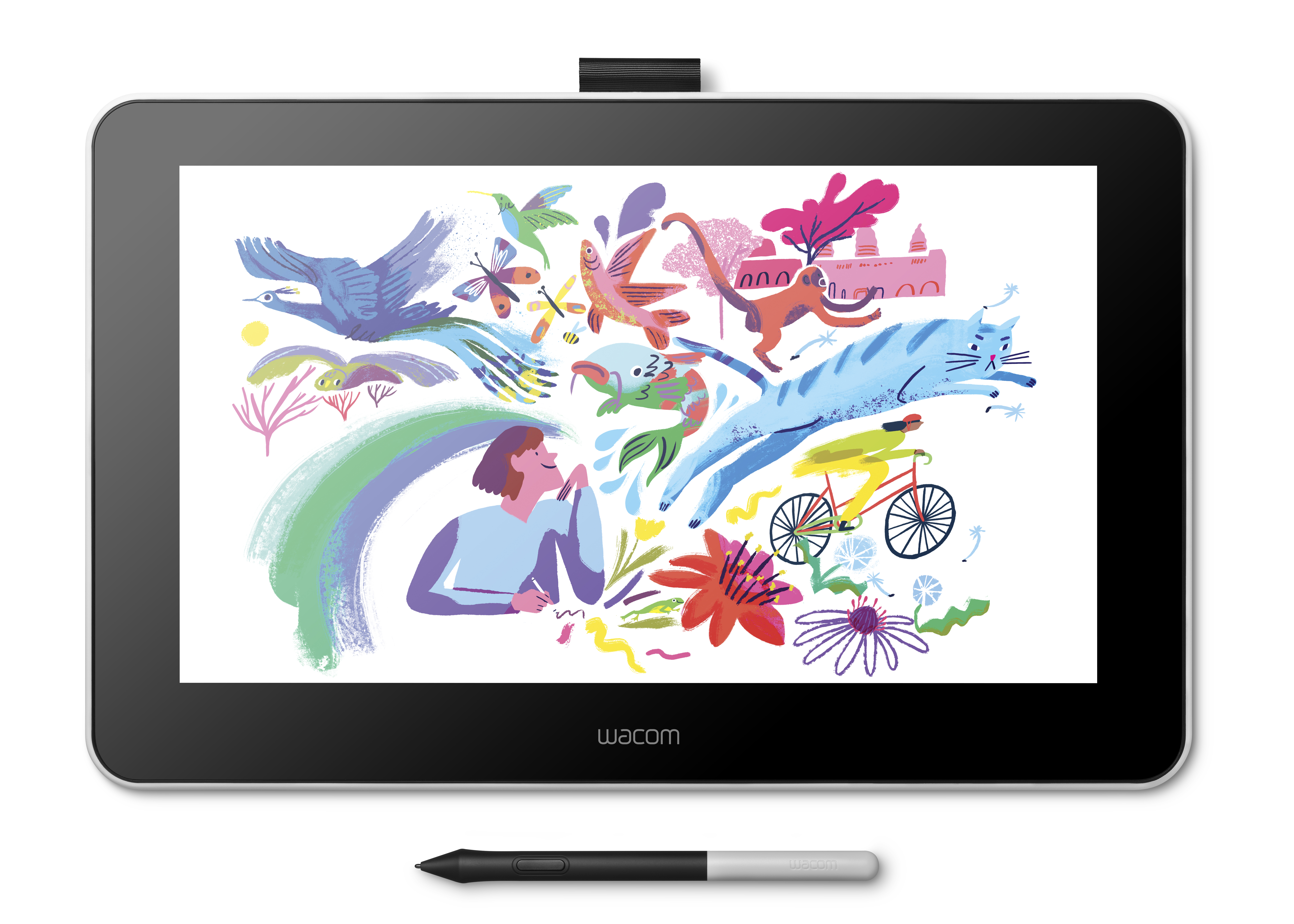 Wacom One 13 ritplattor Vit 2540 lpi 294 x 166 mm USB