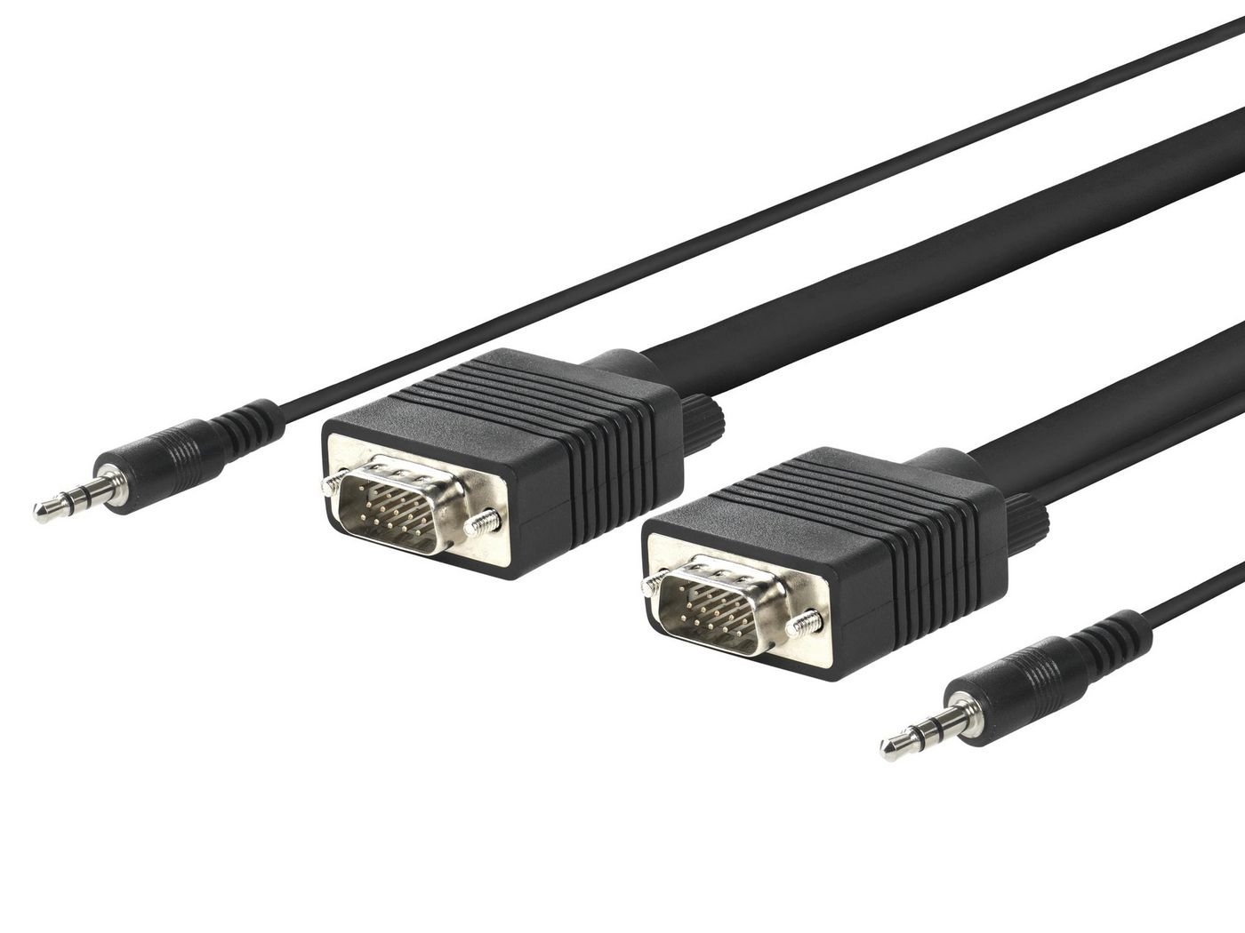 Microconnect MONGG3BMJ VGA-kabel 3 m VGA (D-Sub) Svart