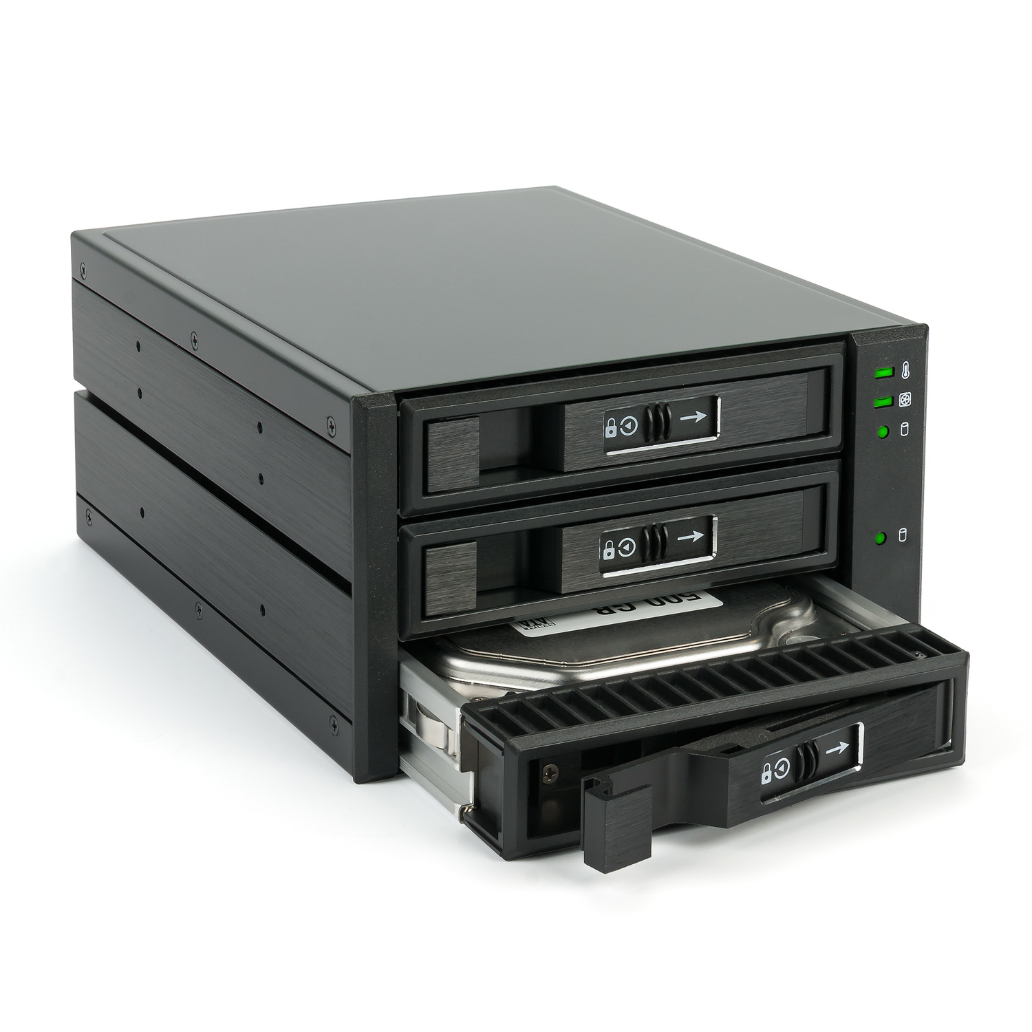 Fantec BP-T2131 HDD- / SSD kabinett Svart 2.5/3.5'