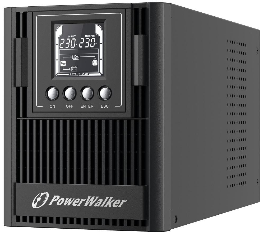 PowerWalker VFI 1000 AT Dubbelkonvertering (Online) 1 kVA 900 W 3 AC-utgångar