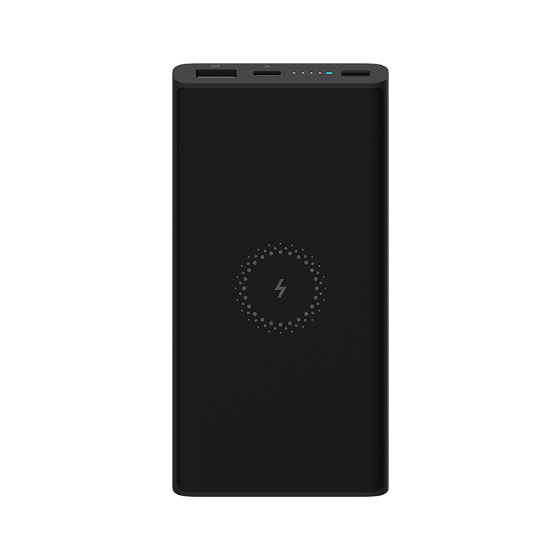 Xiaomi Mi Wireless Litium Polymer (LiPo) 10000 mAh Trådlös laddning Svart