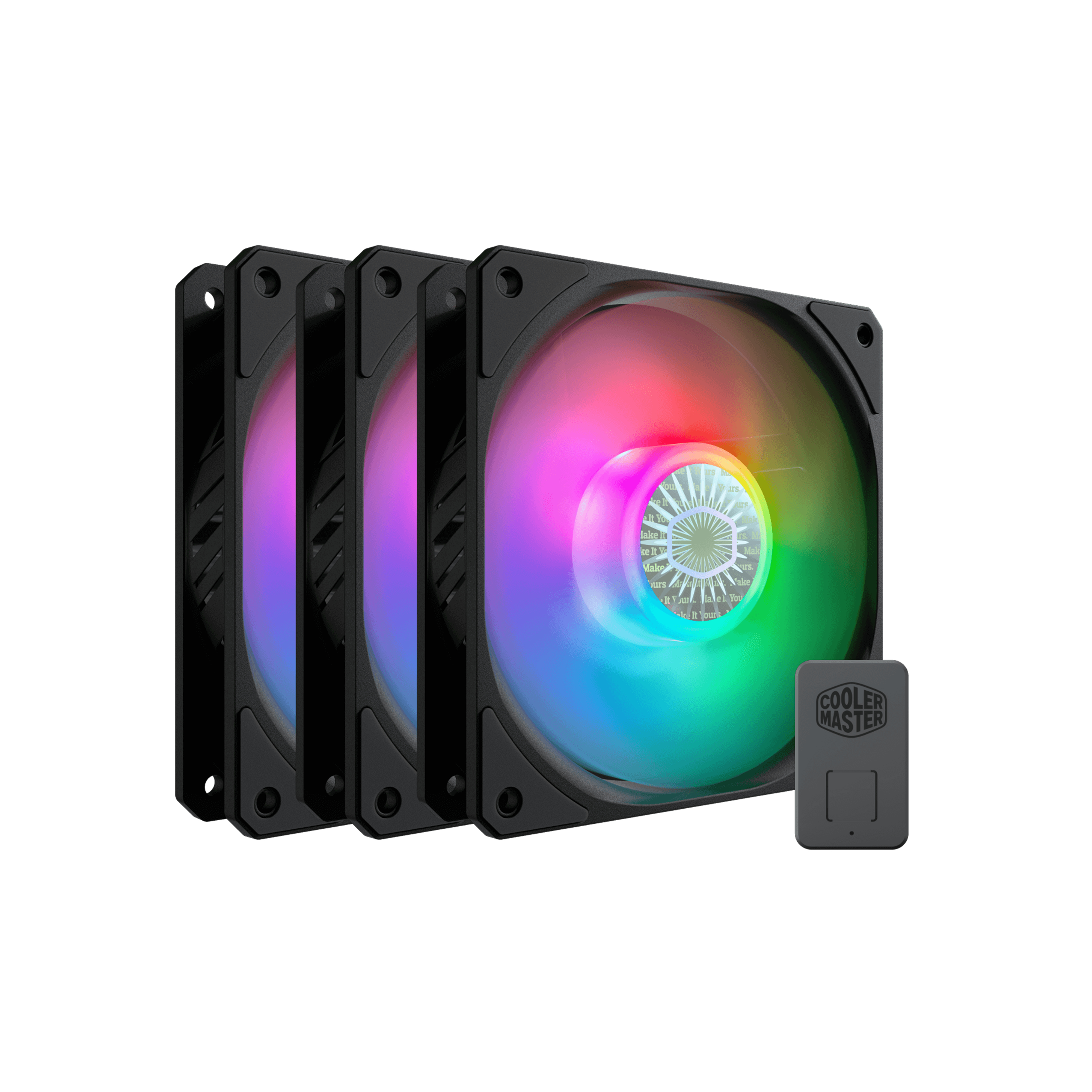 Cooler Master SickleFlow 120 ARGB Datorväska Fan 12 cm Svart 3 styck