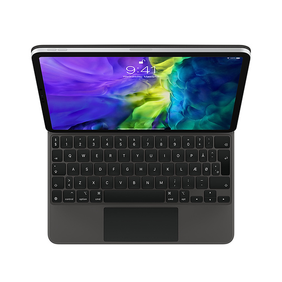 Apple MXQT2DK/A tangentbord för mobila enheter Svart QWERTY Dansk