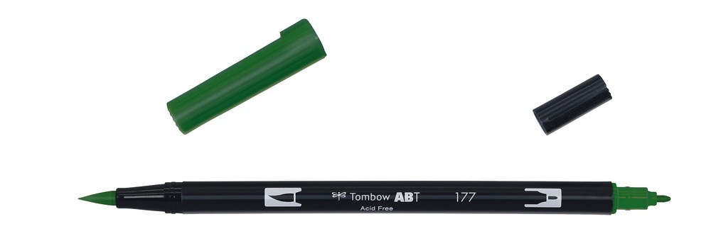 Tombow ABT-177 stiftpennor Tunn / Extra bred Grön 1 styck