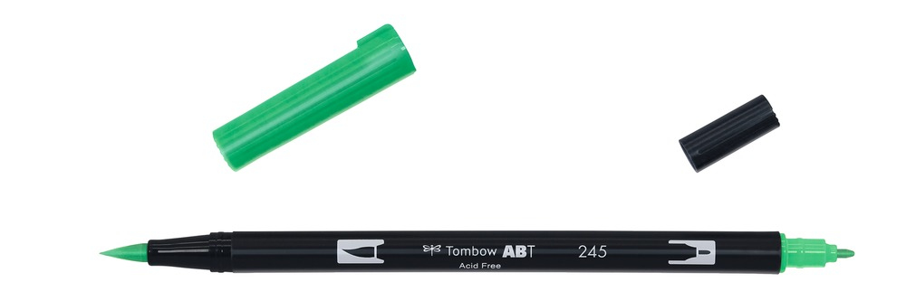 Tombow ABT-245 stiftpennor Tunn / Extra bred Grön 1 styck