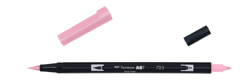 Tombow ABT-723 stiftpennor Tunn / Extra bred Rosa 1 styck