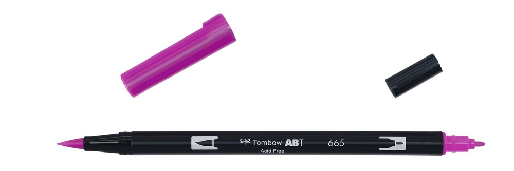 Tombow ABT-665 stiftpennor Tunn / Extra bred Lila 1 styck