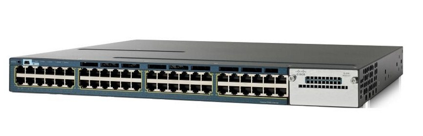 Cisco Catalyst WS-C3560X-48P-L nätverksswitchar hanterad L2 Gigabit Ethernet (10/100/1000) Strömförsörjning via Ethernet (PoE) stöd 1U Blå