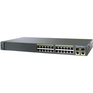 Cisco Catalyst WS-C2960S-24PD-L nätverksswitchar hanterad L2 Gigabit Ethernet (10/100/1000) Strömförsörjning via Ethernet (PoE) stöd 1U Svart
