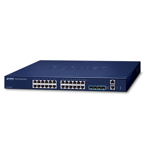 PLANET SGS-5240-24T4X nätverksswitchar hanterad L2/L3 Gigabit Ethernet (10/100/1000) Blå