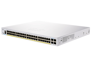 Cisco CBS350-48FP-4X-EU nätverksswitchar hanterad L2/L3 Gigabit Ethernet (10/100/1000) Silver