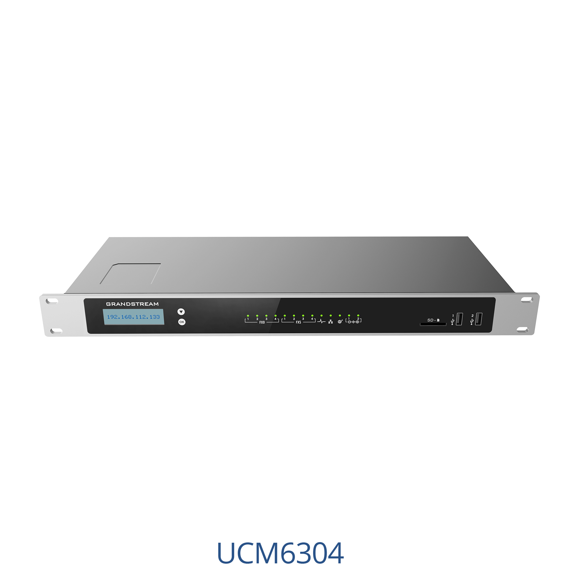 Grandstream Networks UCM6304 PBX-system 2000 användare (er) IP Centrex (värd IP/virtuell IP)