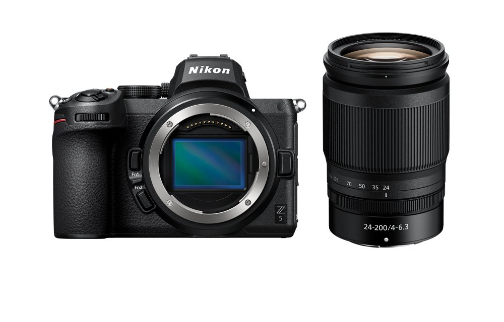 Nikon Z 5 MILC 24,3 MP CMOS 6016 x 4016 pixlar Svart