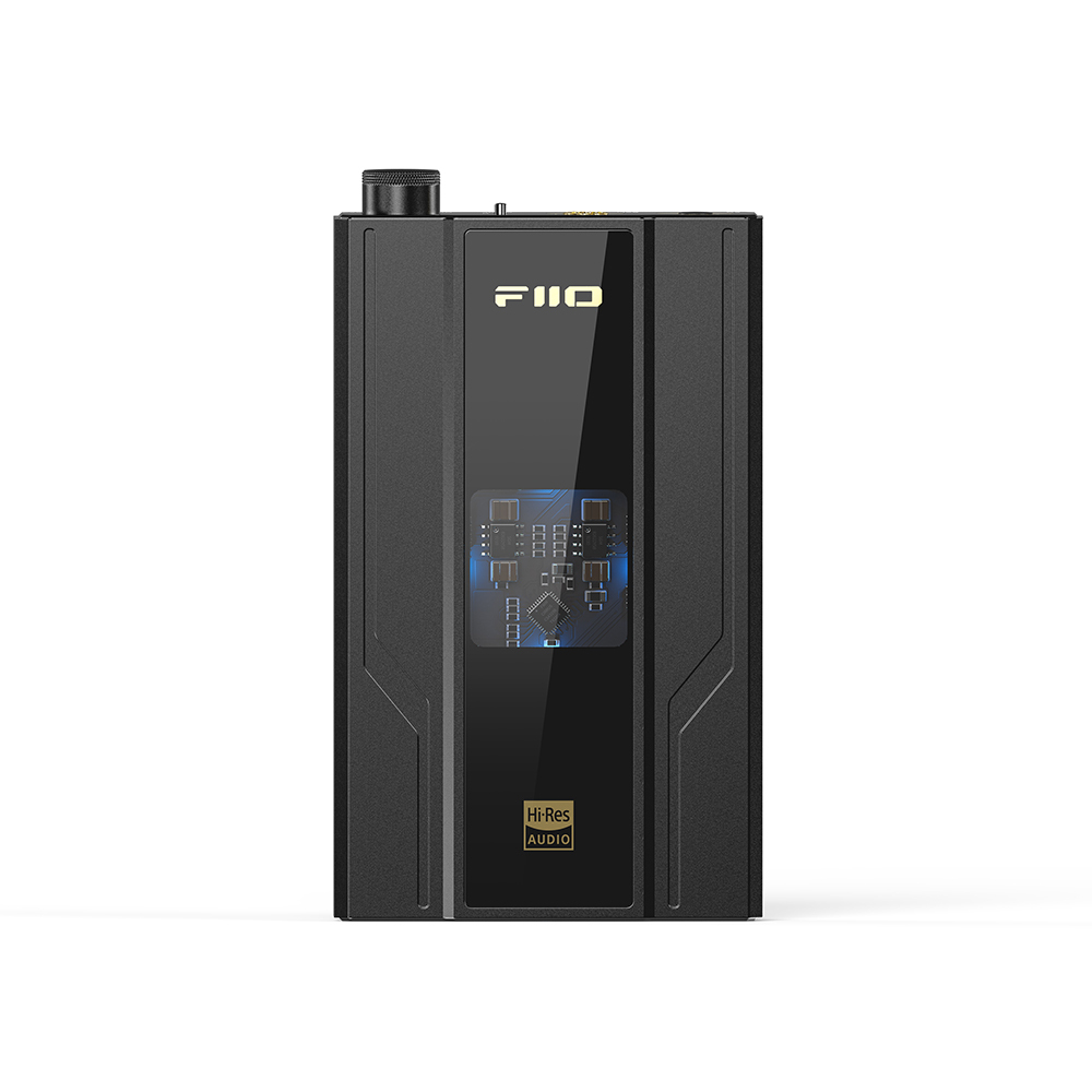 FiiO Q11 bärbar hörlursförstärkare Med batteri, DAC, 384 kHz 32 bitars PCM, 3,5 mm och 4,4 mm ingång, USB-C,
