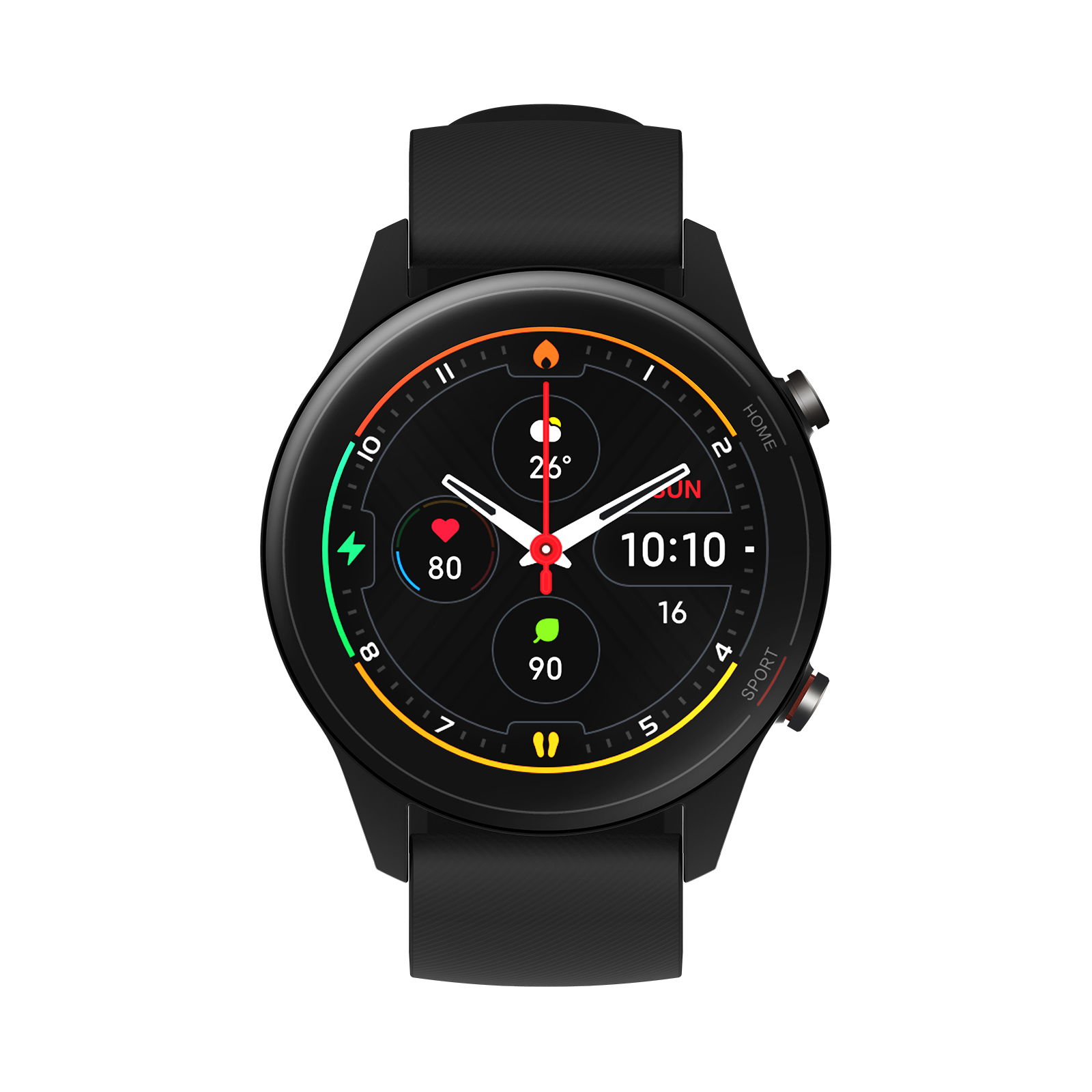 Xiaomi Mi Watch 3,53 cm (1.39') AMOLED Digital 454 x 454 pixlar Pekskärm GPS