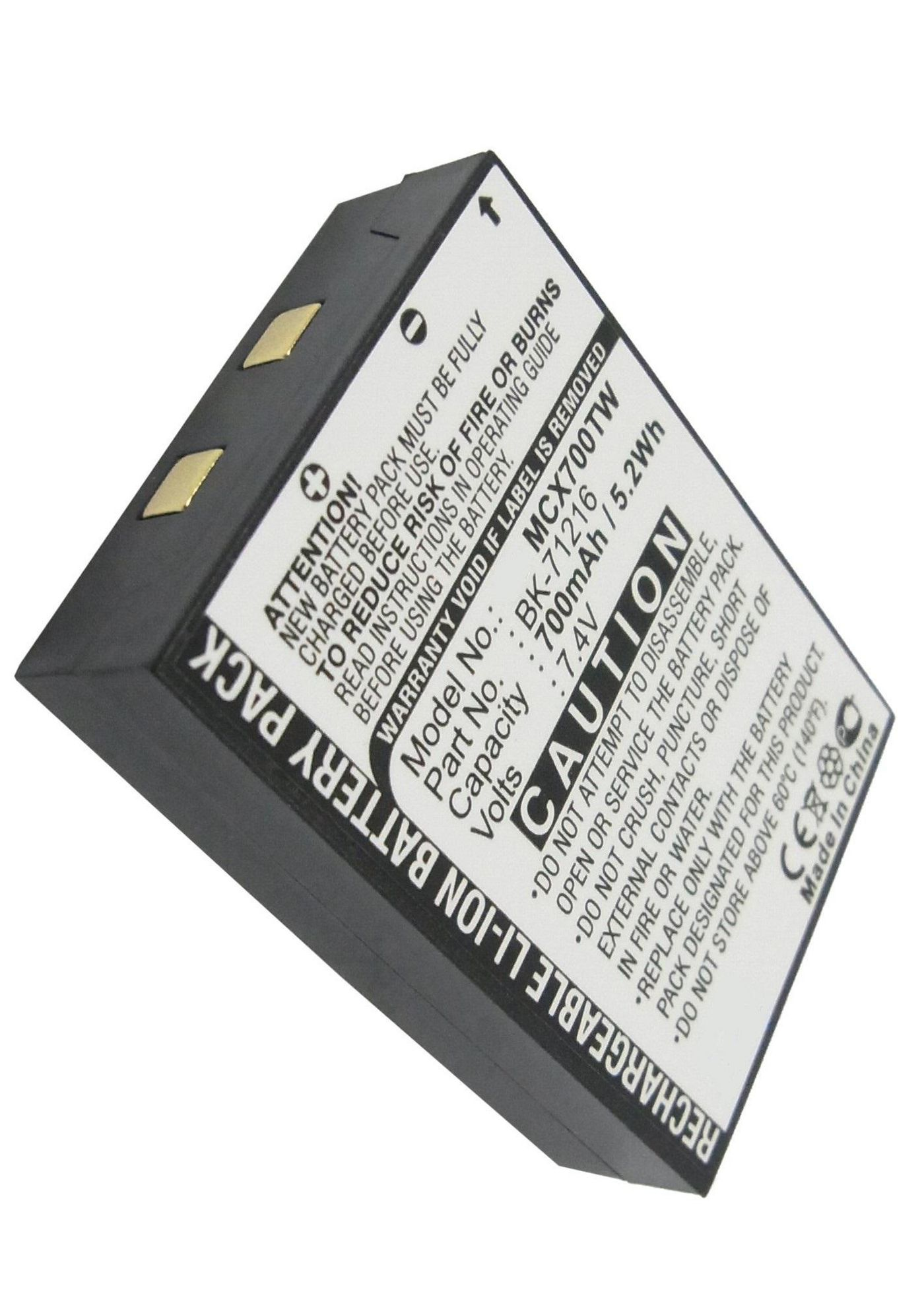CoreParts MBXTWR-BA0020 tillbehör till tvåvägsradio Batteri