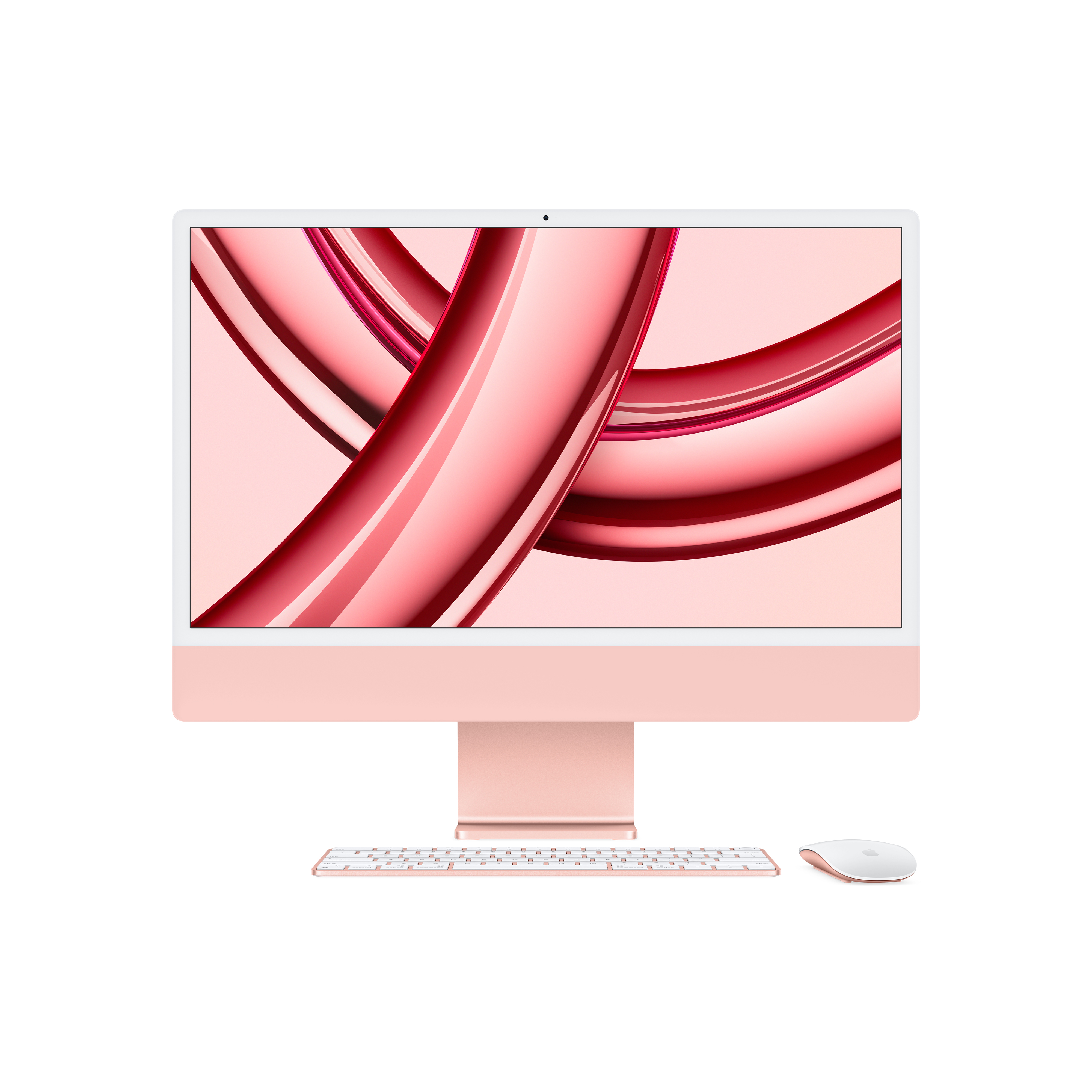 Apple iMac Apple M 59,7 cm (23.5') 4480 x 2520 pixlar 8 GB 256 GB SSD Allt-i-ett-dator macOS Sonoma Wi-Fi 6E (802.11ax) Rosa