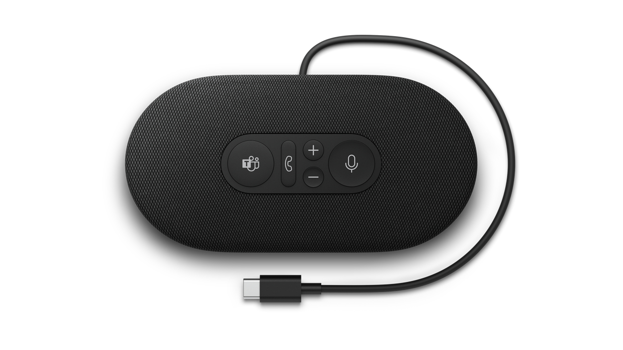 Microsoft Modern USB-C Speaker Bärbar monohögtalare Svart