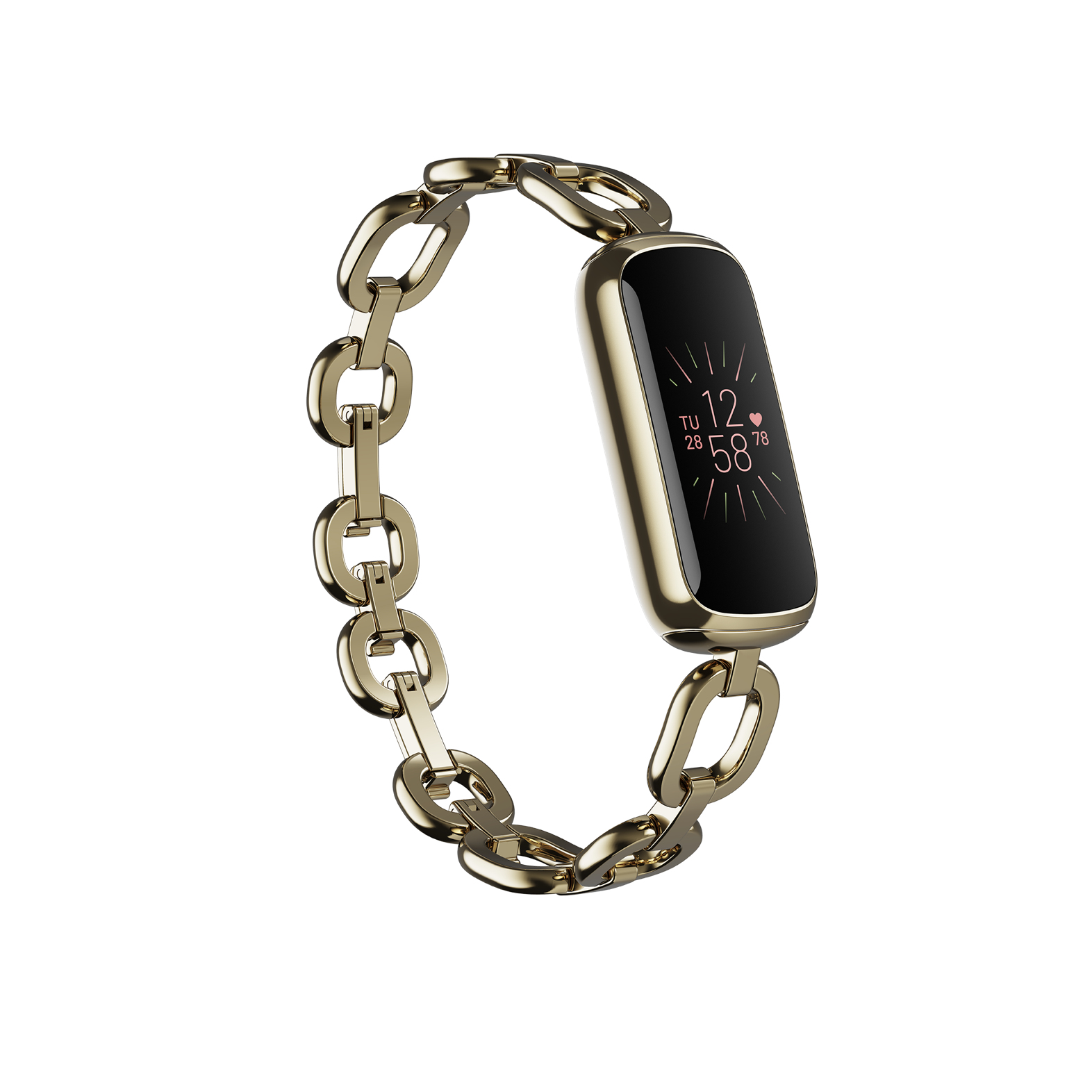 Fitbit Luxe AMOLED Armband med aktivitetsspårare Guld