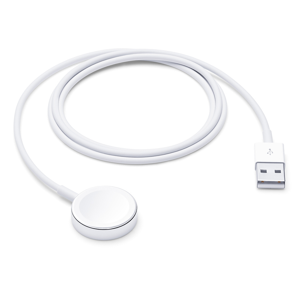 Apple MX2E2ZM/A smarta bärbart tillbehör Laddningskabel Vit
