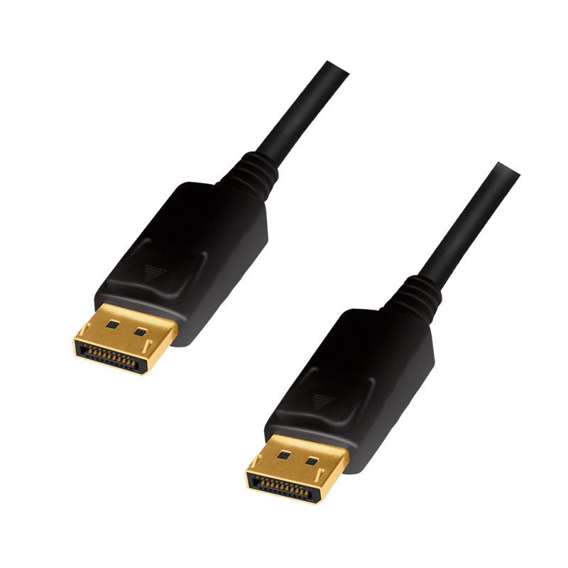 LogiLink CD0100 DisplayPort-kabel 1 m Svart