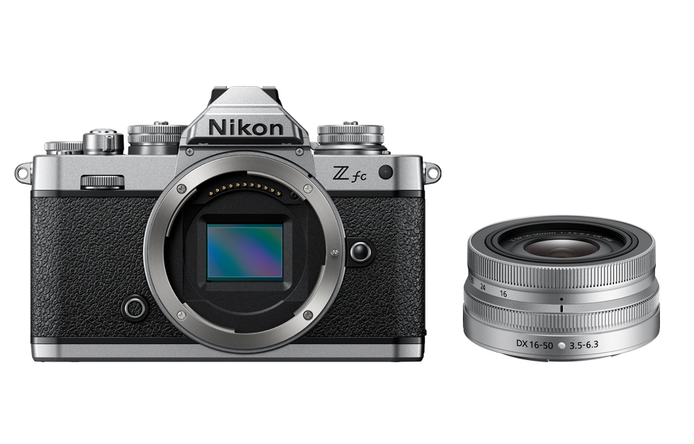 Nikon Z fc + 16-50 VR MILC 20,9 MP CMOS 5568 x 3712 pixlar Svart, Silver